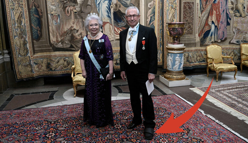 Prinsessan Christina dök upp med en skadad make på galamiddagen!