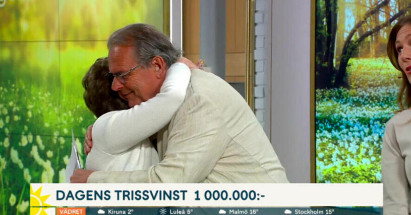 Marianne, Steffo och Maria jublade alla för miljonvinsten, som inte var en miljonvinst. Steffo Törnquist