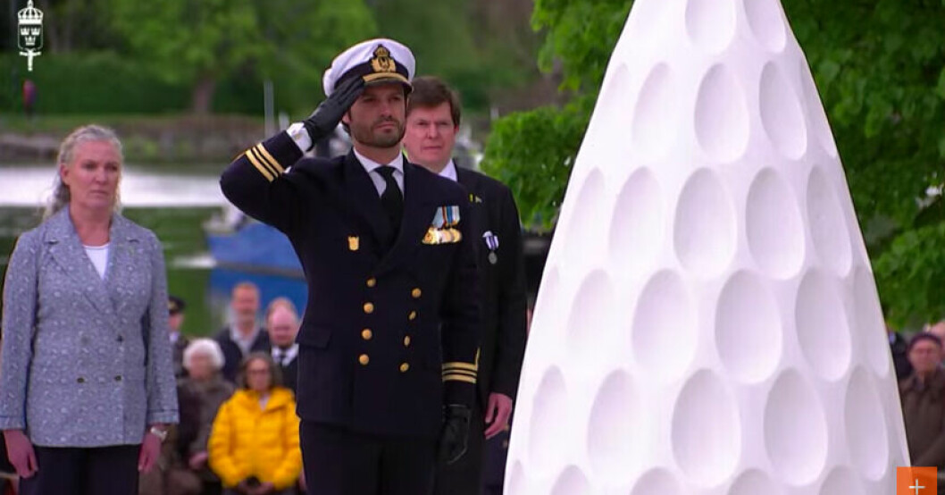 Högtidshållandet av Veterandagen är ett oerhört viktigt uppdrag för prinsen. Prins Carl Philip under kransnedläggningen