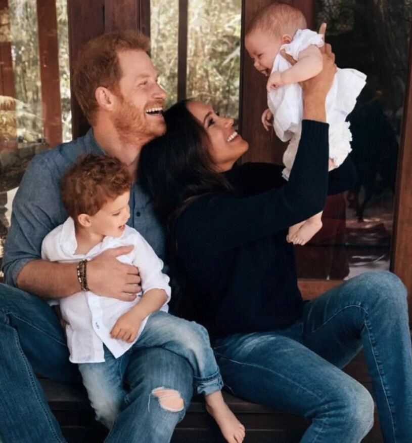 Meghans och Harrys nya liv, efter Megxit. Prins Harry och hertiginnan Meghan Markle med sina barn Archie och Lilibet Diana