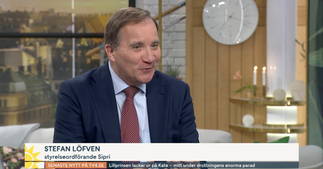 Stefan Löfven med ny titel – men samma goda humör!