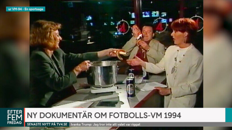 I klippet får vi se en yngre Steffo hälla senap över sig själv! Steffo Törnquist i Efter fem