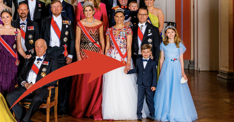 Prinsessan Estelle och prins Oscars första kungliga galamiddag! Foto: TT