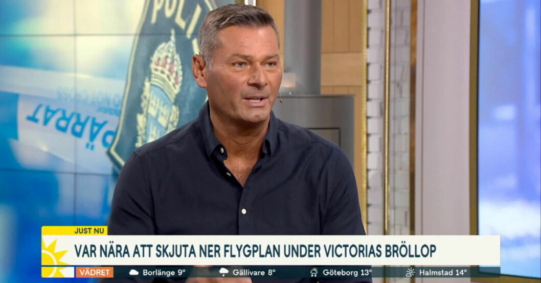 Michael Fetz har jobbat över 40 år som polis och var den som var nära att fatta beslutet om att skjuta ned planet under kronprinsessan Victorias och prins Daniels bröllop. Michael Fetz