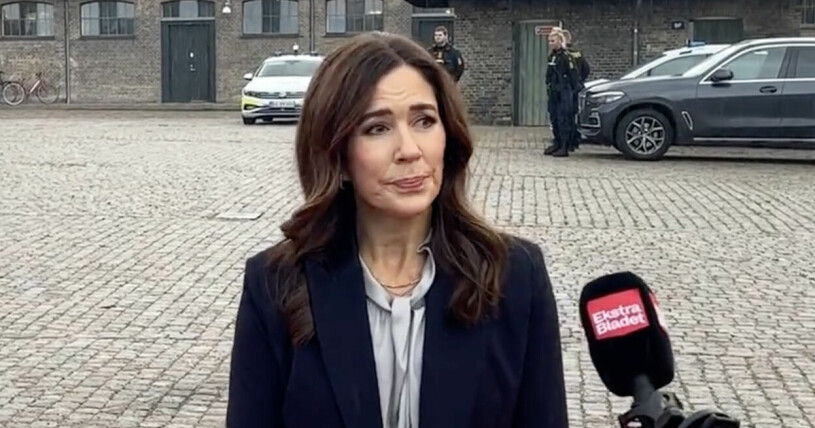Kronprinsessan Mary uttalar sig för första gången om drottning Margrethes beslut. Kronprinsessan Mary