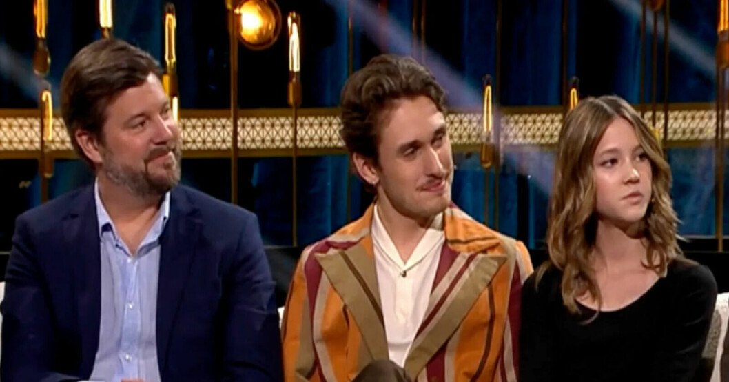 Tommy Körbergs barn – visst ser man vem pappa är? Anton Körberg, Erlend Körberg och Elvira Körberg i Vilket liv
