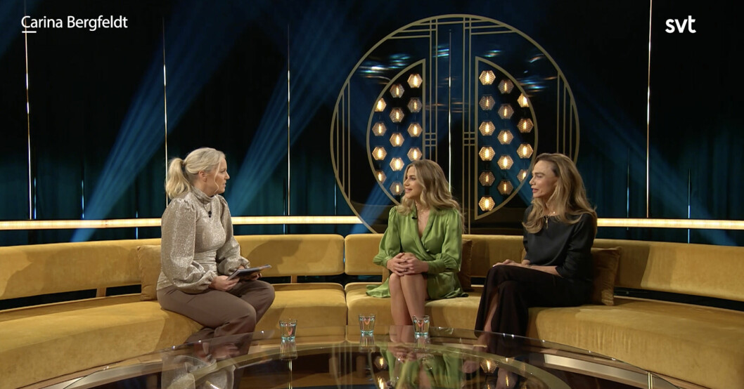 Tora Hallström och Lena Olin är två av gästerna i kvällens program.