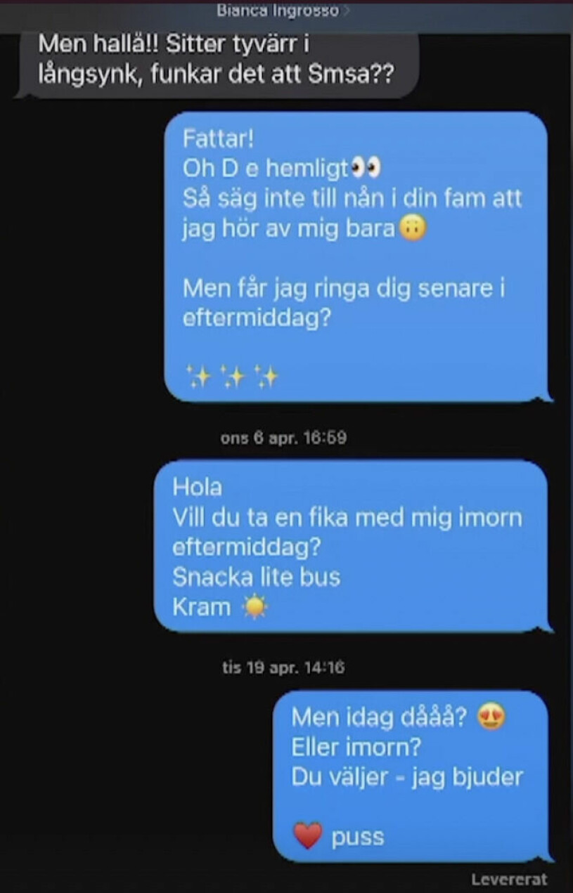 Hemliga meddelandena har nu nått tusentals.