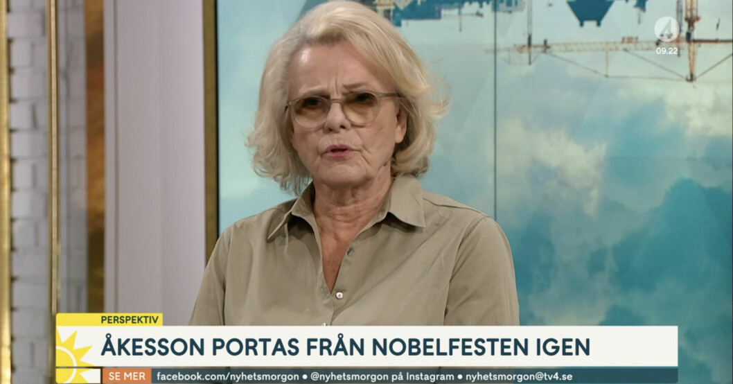 Marie Göranzon dolde inte sina känslor.
