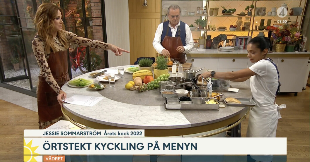 Sofia Geite är snabb på att tygla situationen.