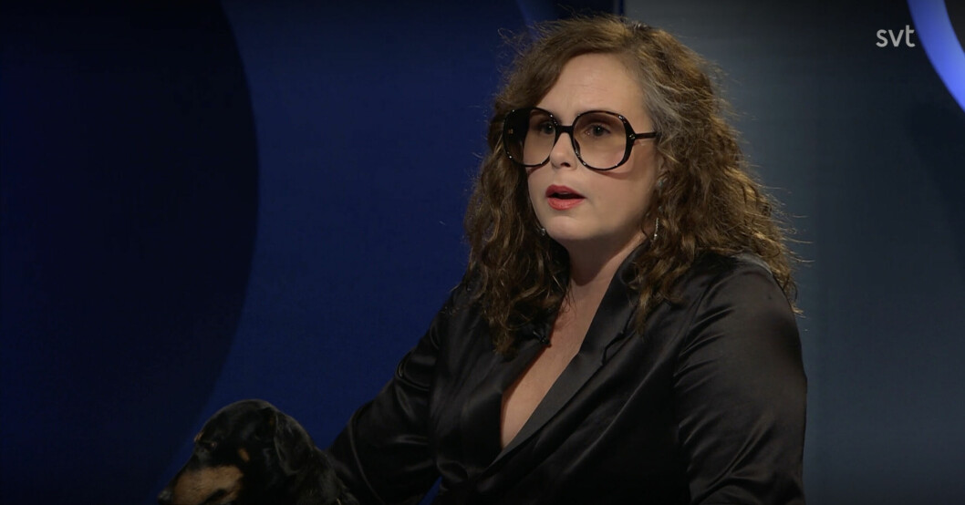 Hanna Hellquist riktar stark kritik mot Tareq och Sofia. Hanna Hellquist Tareq Taylor Sofia Ståhl SVT