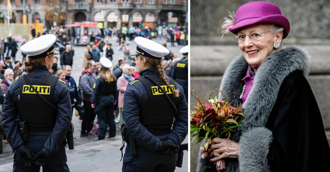 Man gripen efter attack mot Margrethe – skedde under drottningens firande