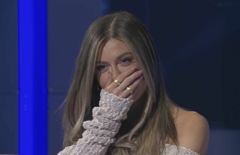 Snacka om förvånad! Bianca Ingrosso gästade Hellenius hörna och blev chockad under Davids hyllning