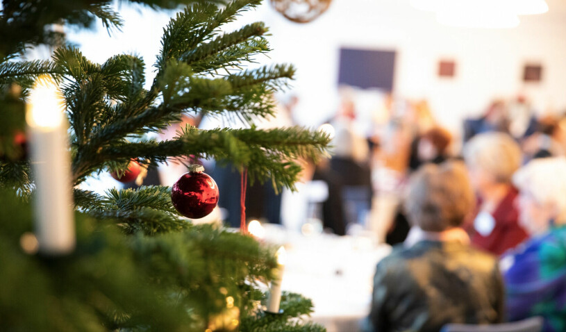 Definitivt inga herrar på Damklubbens möten! Drottning Silvia på Tyska damklubbens adventskaffe 2022
