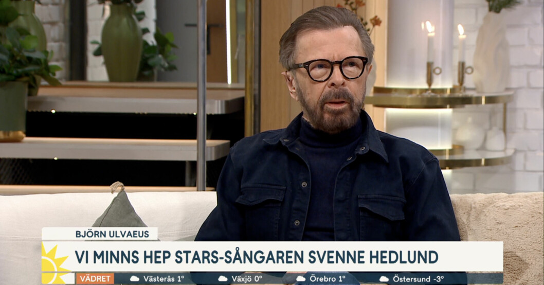 Björn satt i Nyhetsmorgon när Svenne Hedlunds död nådde honom.