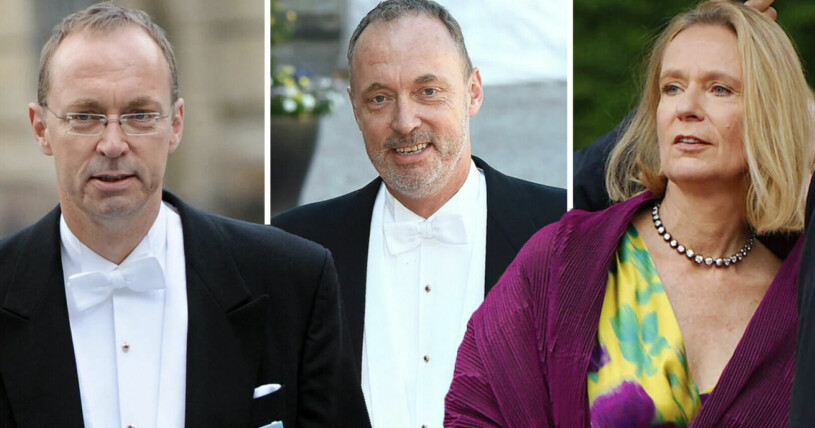 Birgittas tre barn: Carl Christian, Hubertus och Desirée.