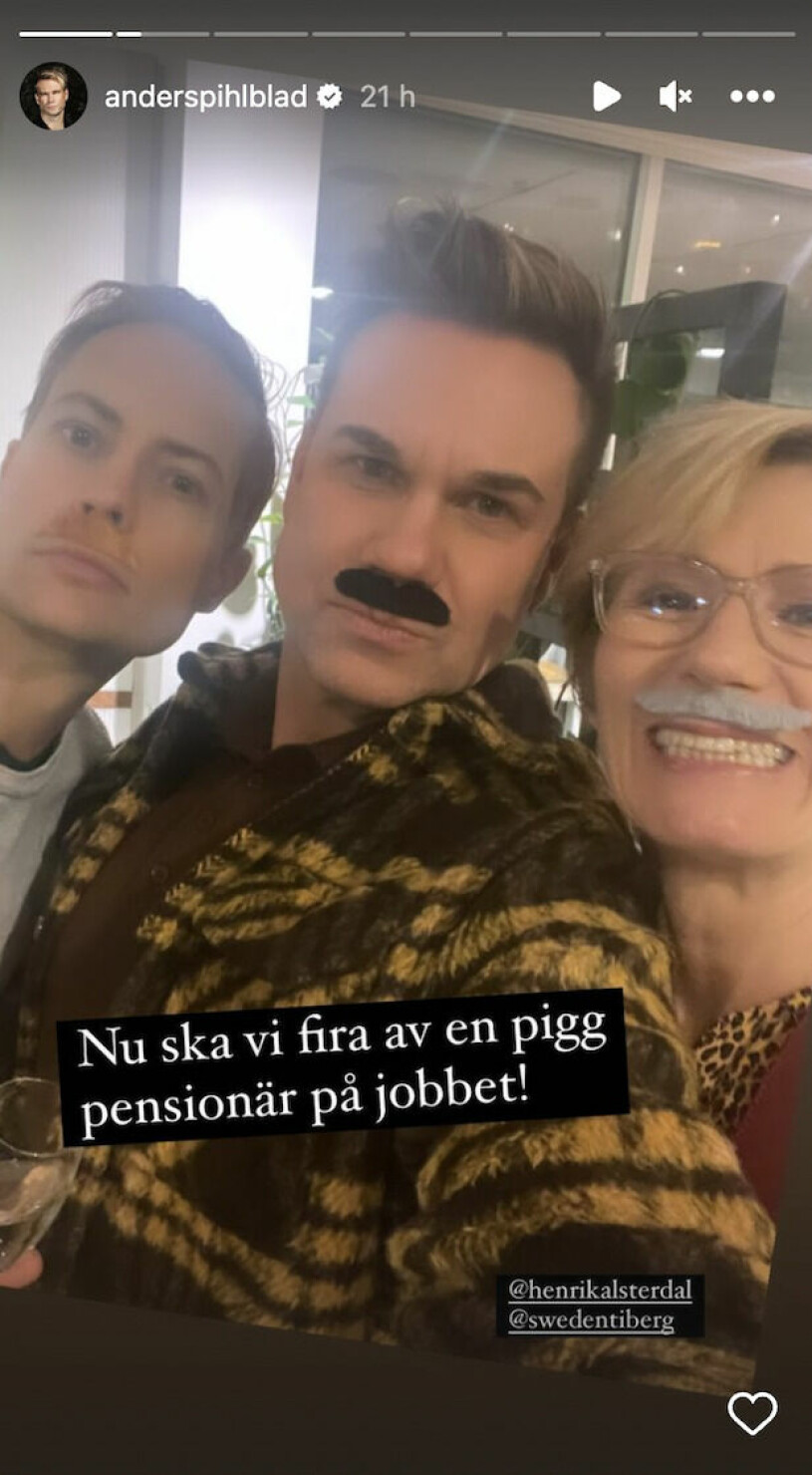 En bild på Anders Pihlblad och Henrik Alsterdal från Instagram