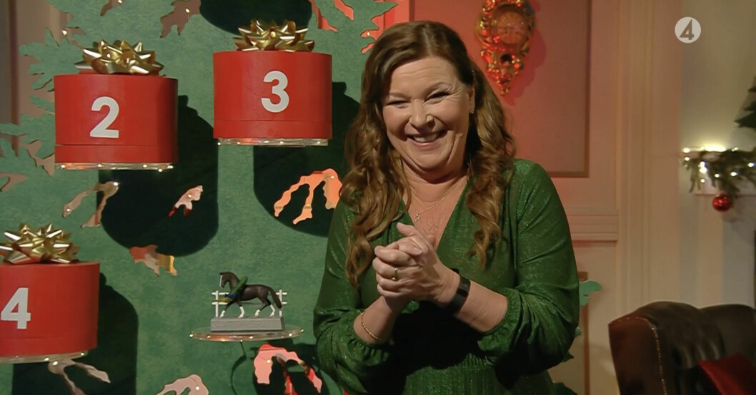 Vilken lycka – Lotta var med och slog rekord! Lotta Engberg i Bingolotto Uppesittarkväll