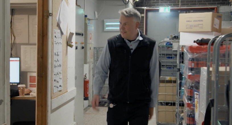 Christian Palmén driver sin egna ICA-butik i Trollhättan. Foto: TV4
