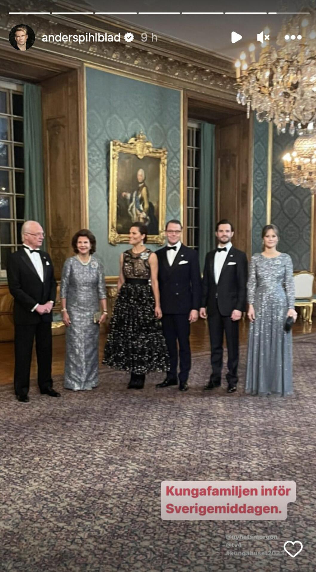 Denna kväll lämnade Anders Sverige-tröjan hemma.