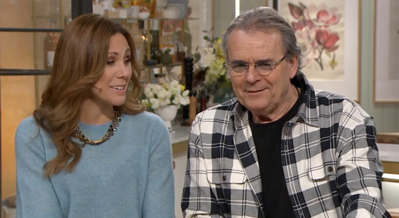 Steffo och Sofia förbluffade i Nyhetsmorgon. Foto: TV4