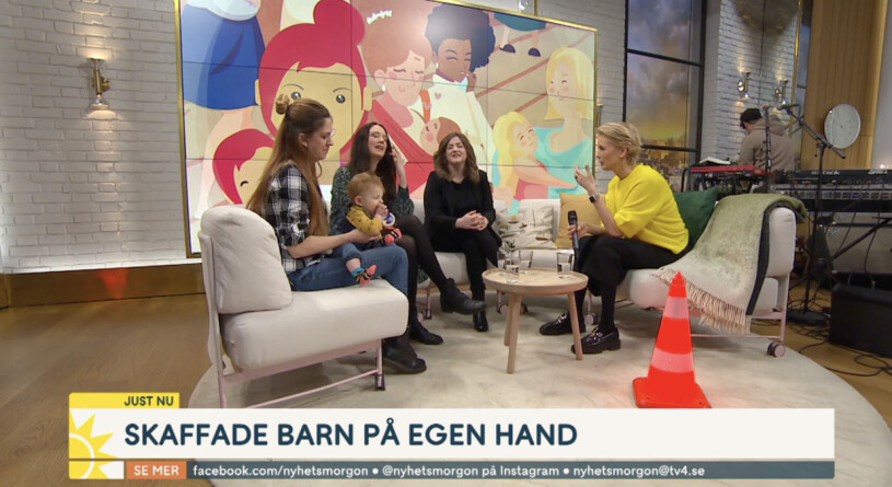 Räddningen var nära! Jenny Strömstedt intervjuar i Nyhetsmorgon