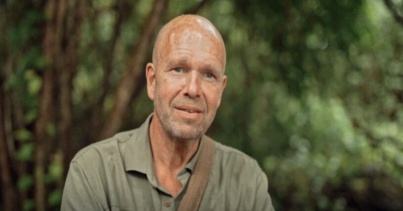 Lasse Kronér i överlevnadsprogrammet The Island. Lasse Kronér i The Island på Discovery