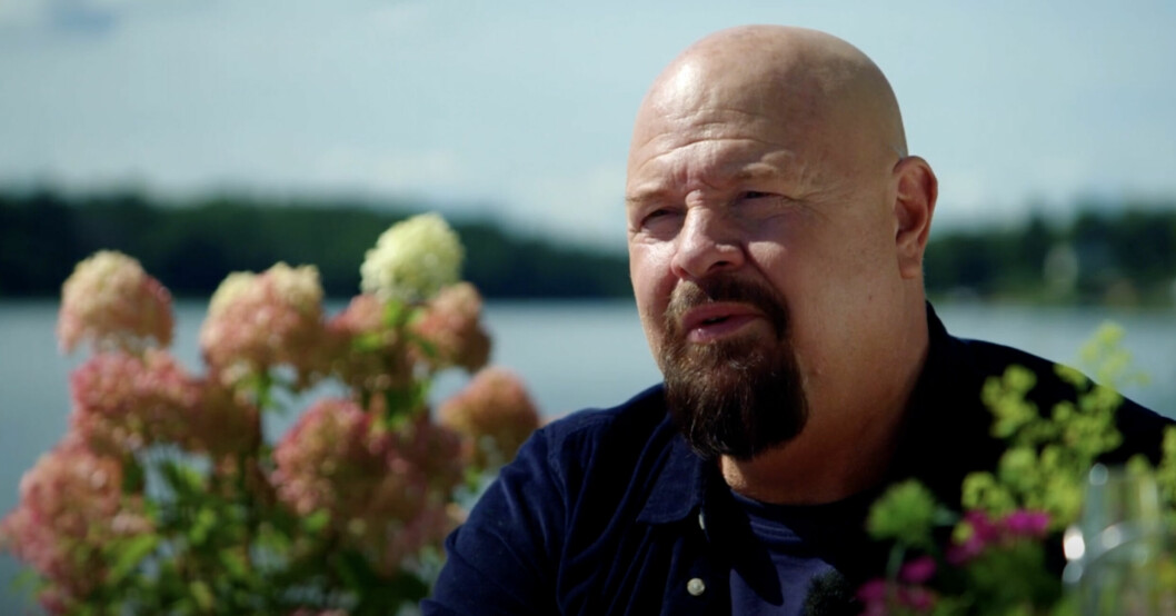 Anders Bagge berättar om stora sveket i kvällens avsnitt av Renées brygga. Anders Bagge i Renées brygga i TV4