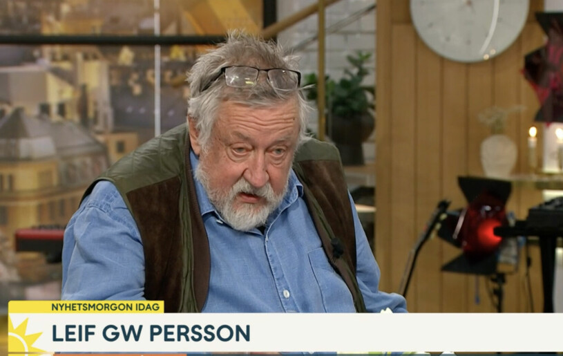 Det gick vilt till under jaktturen. Leif GW Persson i Nyhetsmorgon