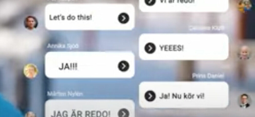 Prins Daniels sms – och han har sitt officiella frackfoto som profilbild.