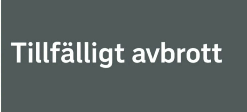 Mitt under Melodifestivalen-sändningen på lördagkvällen blev det plötsligt svart i rutan. Tillfälligt avbrott i Melodifestivalen i SVT