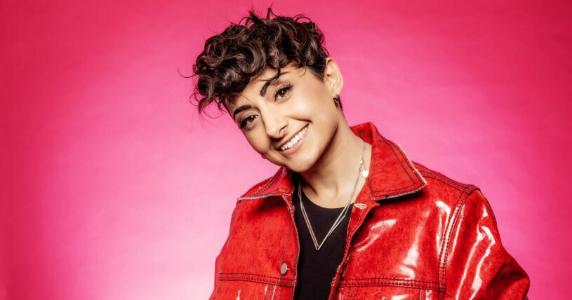 Melanie Wehbe är taggad och klar för årets Melodifestivalen!