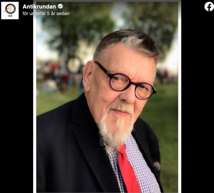 <font style="vertical-align: inherit;"><font style="vertical-align: inherit;"><font style="vertical-align: inherit;"><font style="vertical-align: inherit;">Lars-Yngve Johansson var expert på guld- och silversmide. </font></font></font><font style="vertical-align: inherit;"><font style="vertical-align: inherit;"><font style="vertical-align: inherit;">Han gick bort 2018 efter en tids sjukdom. Foto: Från "Antikrundans" Facebook.</font></font></font></font>