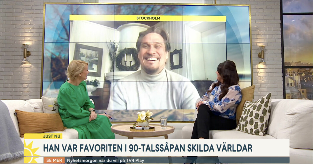 Plötsligt dök skådespelaren Bengt Dahlqvist upp och överraskade Camilla!