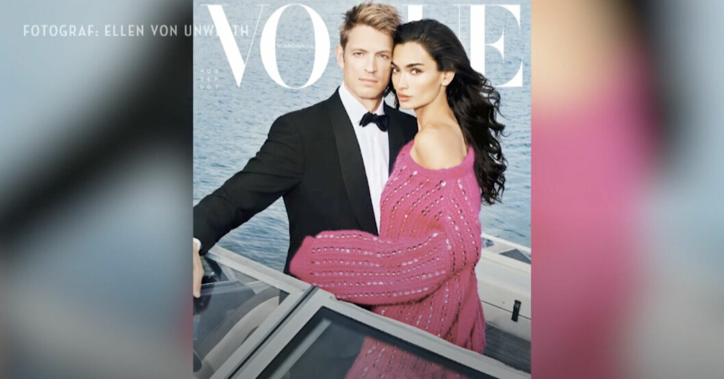 Kelly Gale och Joel Kinnaman. Skärmdump Biancas / Discovery+