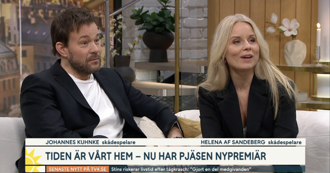 Många tittare blev förvirrade kring Johannes namnskylt.