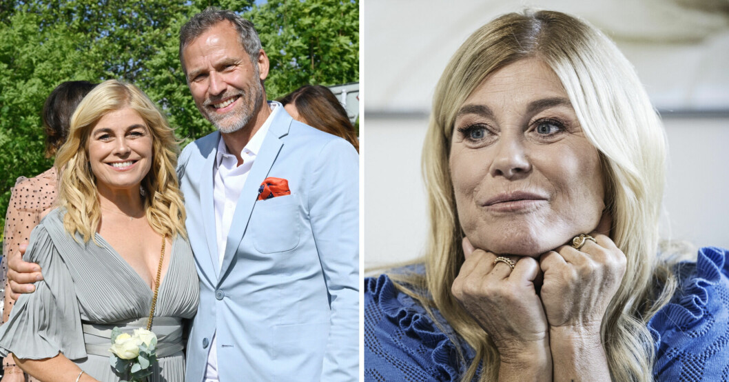 Sanningen: SVT stoppar Pernilla Wahlgrens bröllop – nu berättar hon själv
