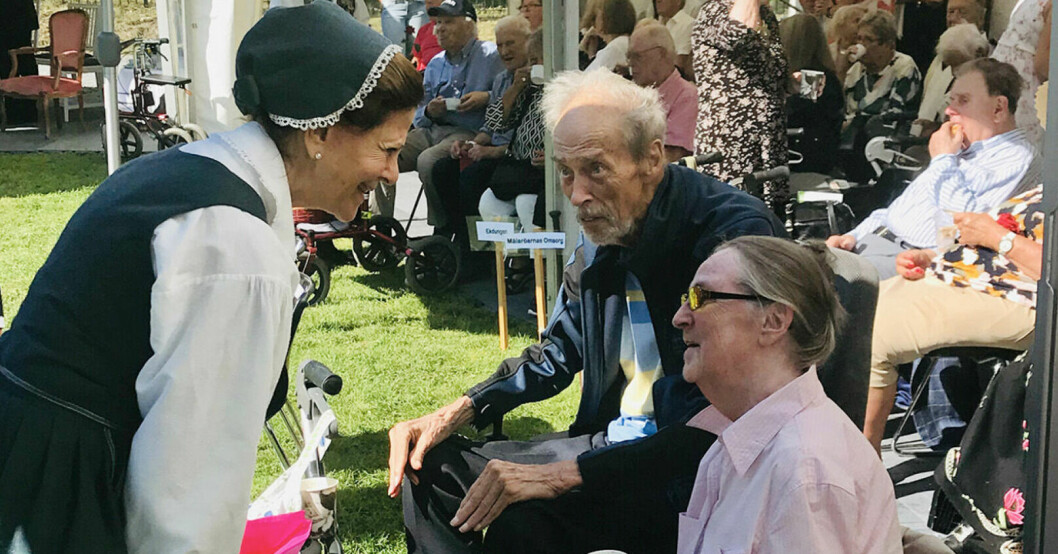 Silvia och Nellys möte 2019. Foto: Svensk Dam Silvia