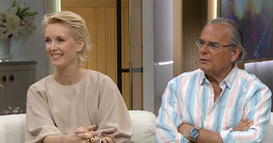 Jenny och Steffo har jobbat ihop länge. Foto: TV4 Steffo och Jenny