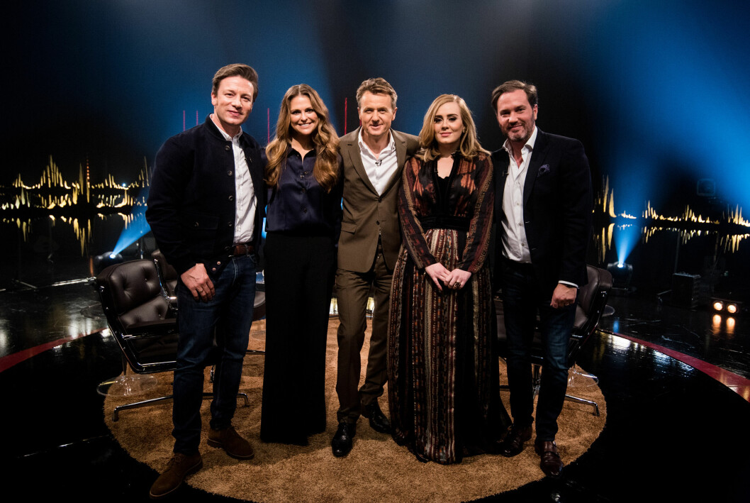 Wow – ett gäng med både kungligheter och superstjärnor! Jamie Oliver, prinsessan Madeleine, Fredrik Skavlan, Adele och Chris O'Neill