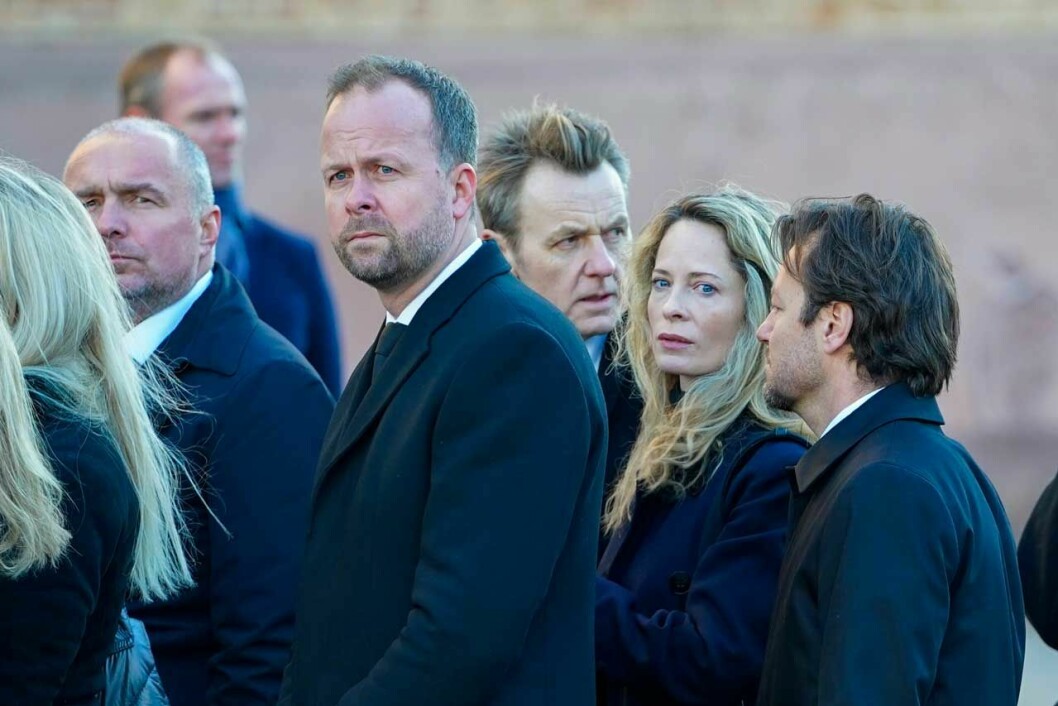 Fredrik Skavlan och Maria Bonnevie. Fredrik Skavlan och Maria Bonnevie.