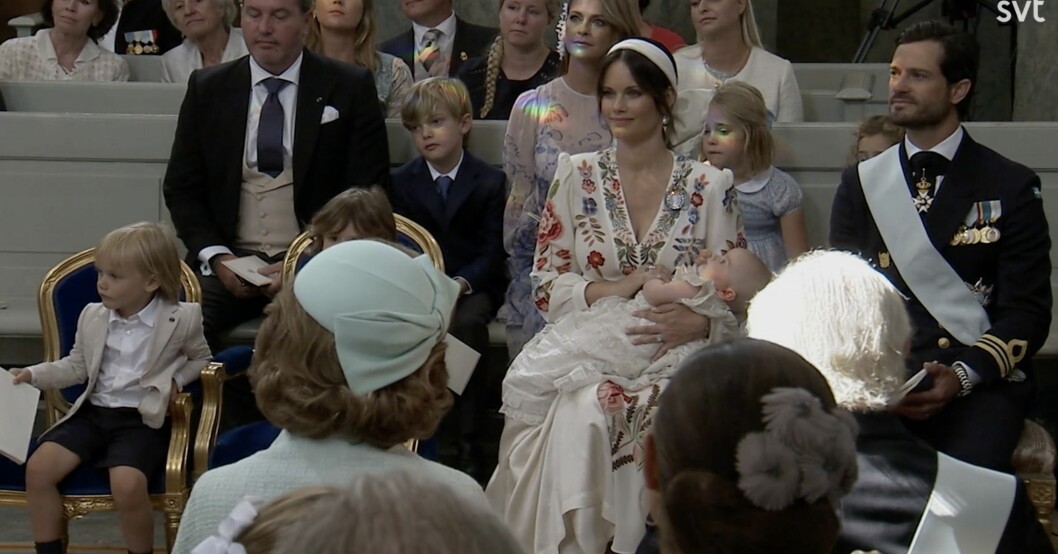 Carl Philip och Sofias fina ögonblick i kyrkan!