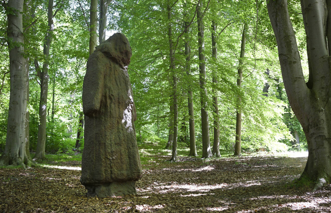 Skulpturen "Osagd" av Charlotte Gyllenhammar