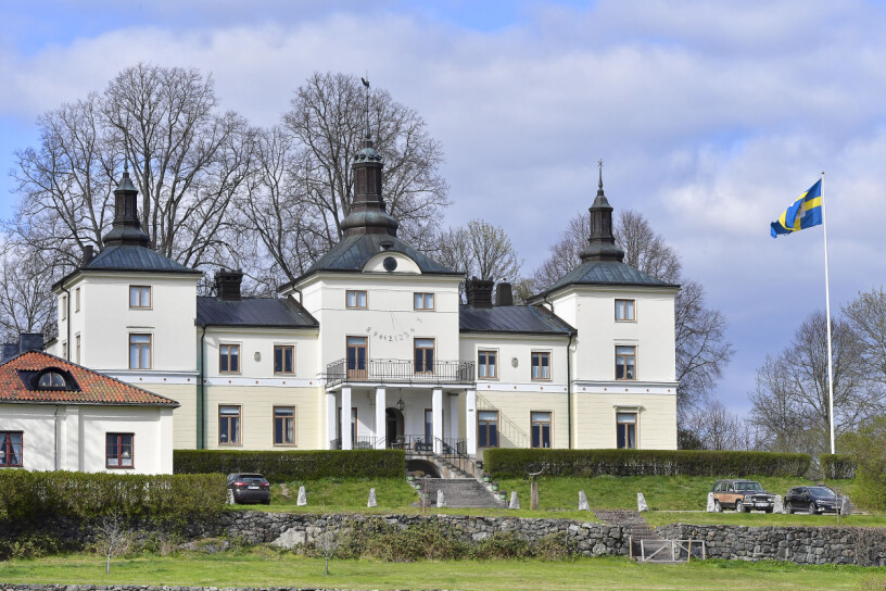 Slottet Stenhammar utanför Flen i Sörmland. Slottet Stenhammar