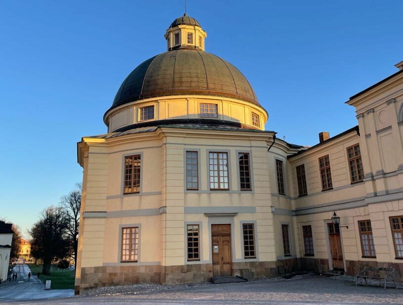 Drottningholms slottskyrka i dag den 23 december. Foto: Ola Axman
