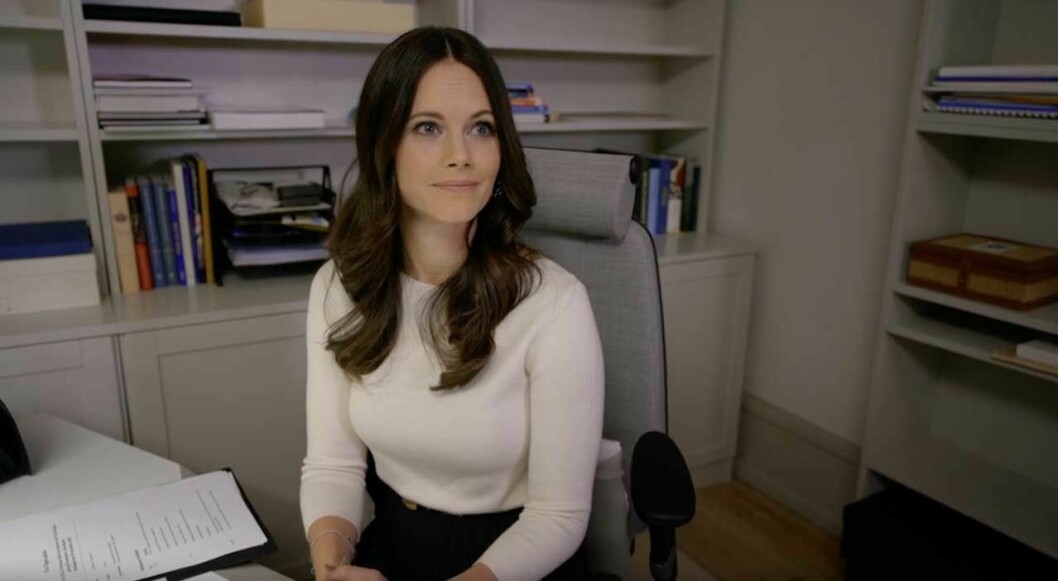 Prinsessan Sofia förbereder sig inför en gala. prinsessan sofia svt