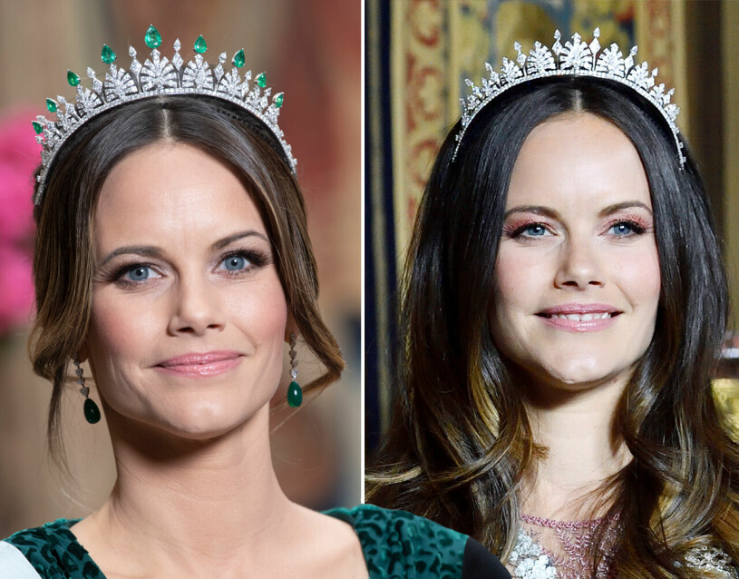 ...och prinsessan Sofia kan förvandla sin tiara på hela fyra olika sätt.