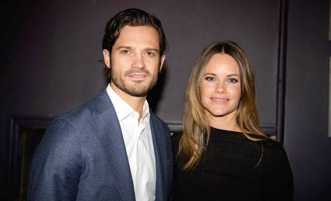 Sveriges prinspar, Carl Philip och Sofia, i oktober 2019. Prinsessan Sofia och prins Carl Philip