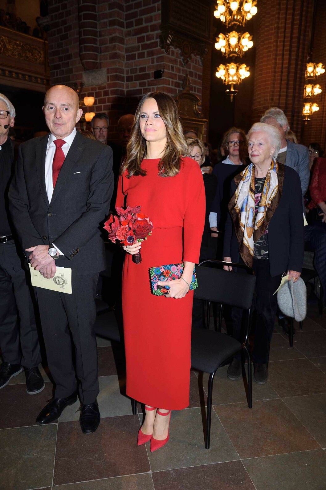 Prinsessan Sofia i Storkyrkan. Klänningen kommer från Lilli Jahilo. Prinsessan Sofia