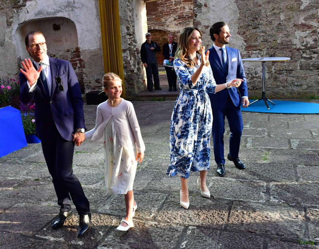 Sofia i klänningen från Andiata. Victoriadagen 2020 - prinsessan Sofia i klänning från Andiata.